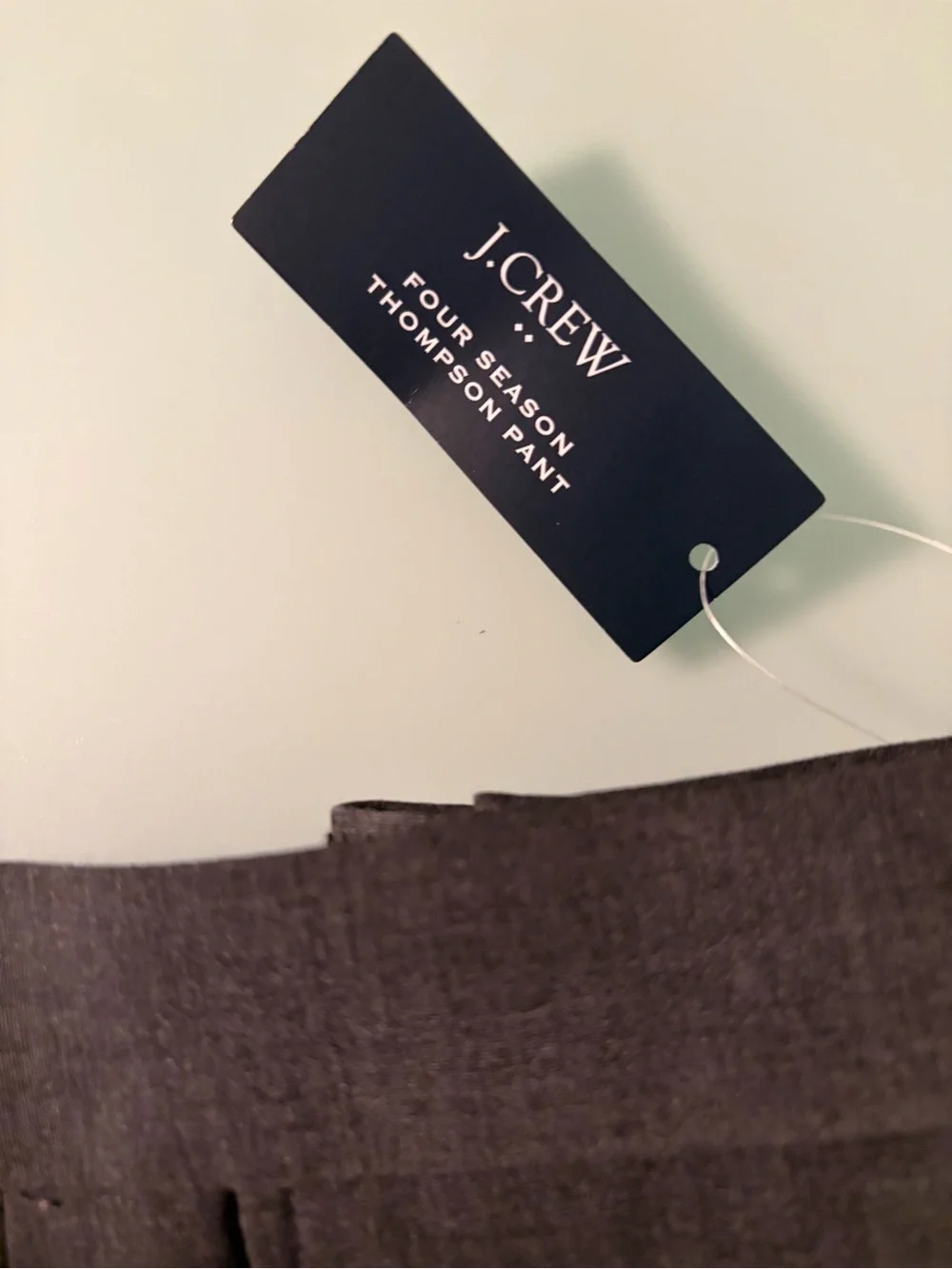 J.Crew Thompson Men's Dress Pants in Charcoal Gray